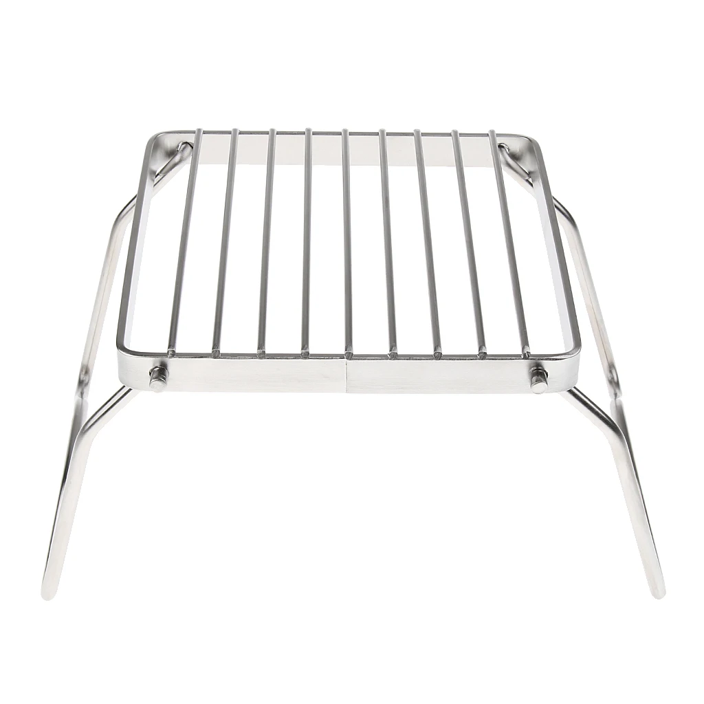 Billige Outdoor Camping Tragbare Falten Brenner Ofen Ständer Halterung Halter Picknick BBQ Grill