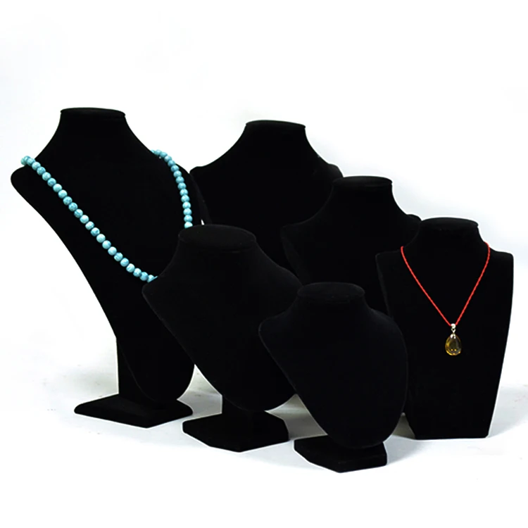 Оптовая продажа 22 см высокий воротник бюст ожерелье подставка для ювелирных