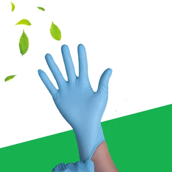 

150pcs 3box Disposable Nitrile Rubber Gloves Household Food Grade Oil-Resistant Acid Alkali Anti-skid Kitchen Cleaning Gloves