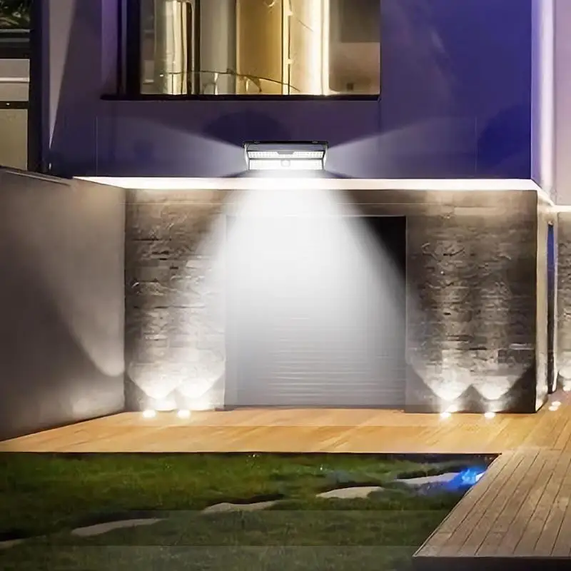 62/132 LEDs Waterproof Motion Sensor Solar Powered Wall Lamps Outdoor Light
