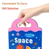 Kids Scene Magnetic Puzzles Montessori Busy Book Open-ended Education Toys Car Animal Shape Matching Game Quiet Book Jigsaw Toys 5