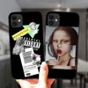 Mona Lisa David Statue Abstract Art Soft Silicone Cover For iPhone 11 12 Pro XS Max 8 7 Plus X XR 6S 12Mini Black Phone Case ► Photo 1/6