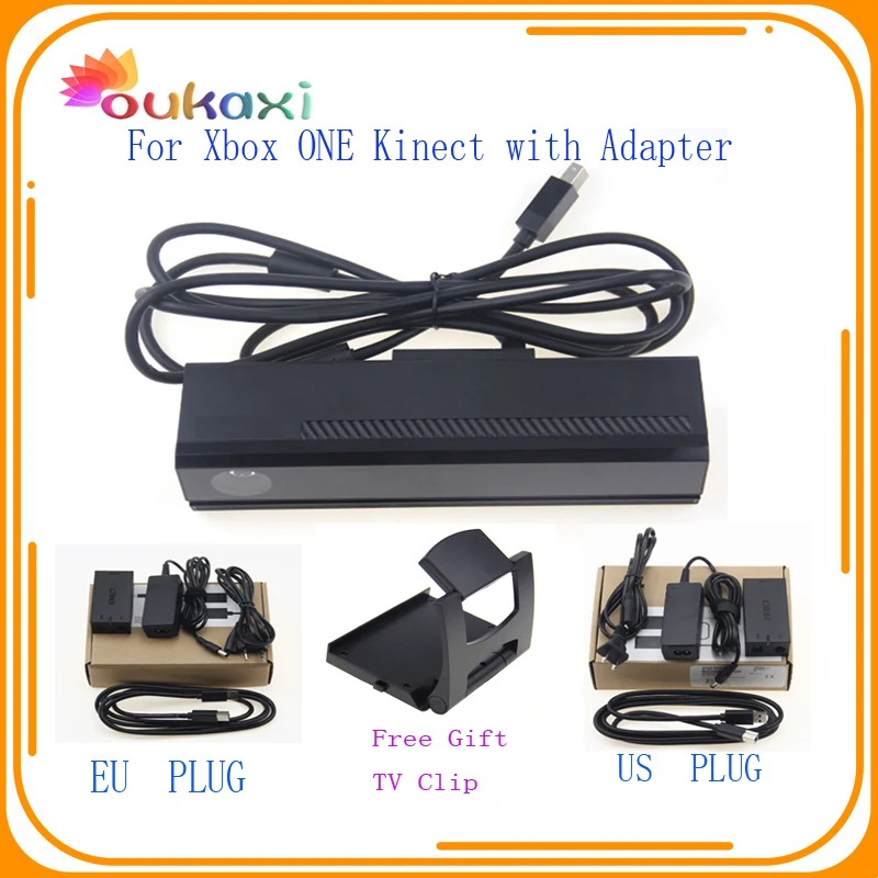 Xbox One Somatosensoriale Kinect Per Xbox One Kinect 3.0 V2 Con Logo 90% Nuovo Motion Sensore Sensibile Del Sensore Libera Il Trasporto