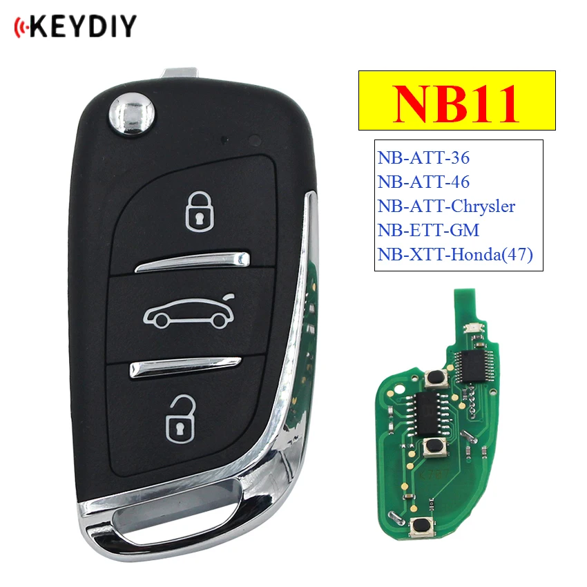 

KEYDIY 3 Button Multi-functional Remote Control NB11 NB Series Universal for KD900 URG200 KD-X2 all functions in one