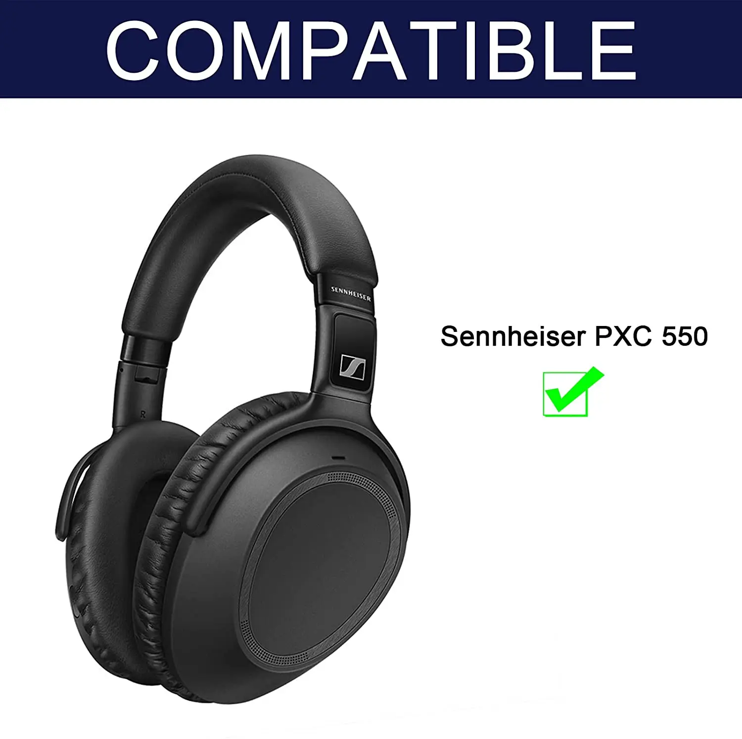 Wireless Headset Sennheiser Pxc 550 Pxc 550 Ear Pads, Pxc 550-ii