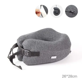 

Foldable Memory Foam Neck Pillows Supporter Headrest Vacation Trip Cushion Headrest Massage Pad
