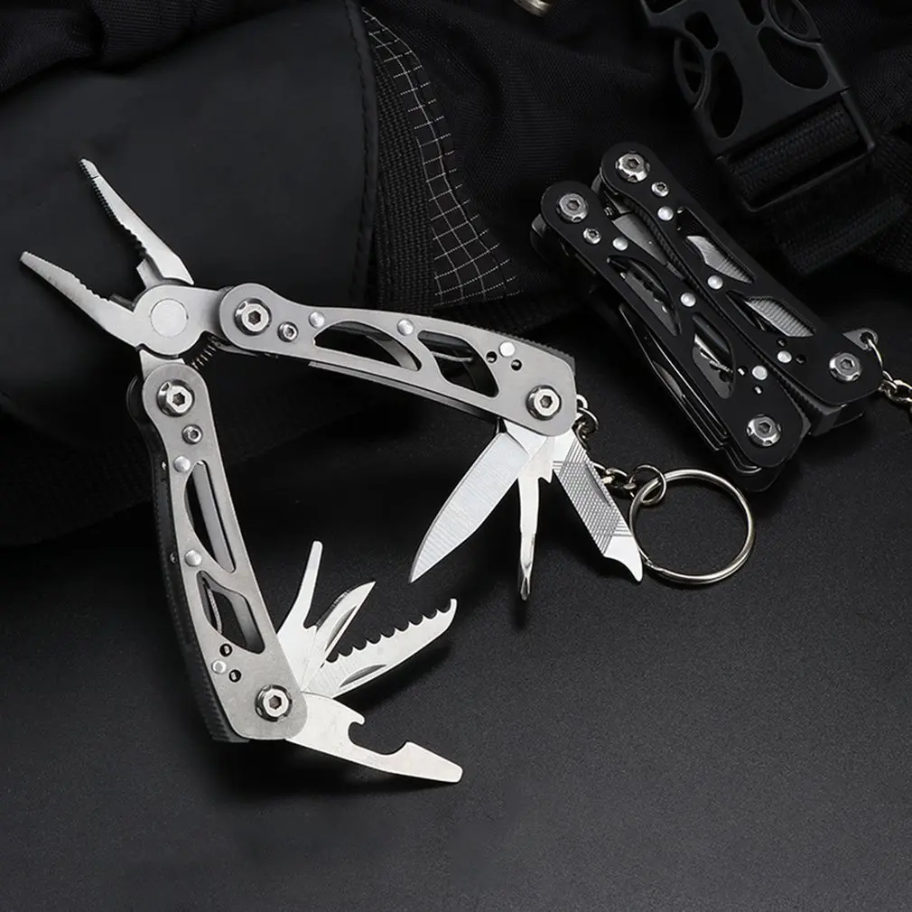 7.2-11CM Multifunction Pliers Stainless Steel Folding Knife Portable Outdoor Camping Multitool Pocket Mini | Инструменты