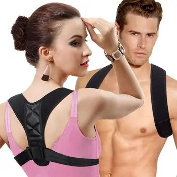 

Adjustable Posture Corrector Back Shoulder Posture Support Band Back Pain Relief Brace Clavicle Spine Lumbar Posture Correction