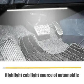 

20W Universal Strip Light COB LED Car Night Time Running Lamp Highlight 12V/24V Auto Light Source 2-sided Lighting