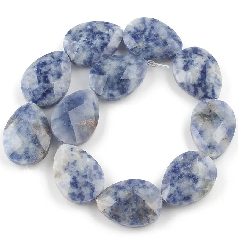 New Sodalite 13X18 мм Натуральный Камень Амазонит Малахит Бусы из камня Агата воды в форме капель свободные бусины для самостоятельного изготовления ювелирных изделий Аксессуары - Цвет: New Sodalite