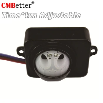 

Lux Time Adjust 220V PIR IR Infrared Human Induction Lamp Switch Sensor Light Control Ceiling Light Motion Sensor On Off 8m