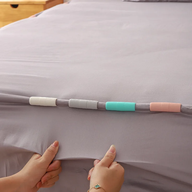 

12&24pcs Bed Sheet Non-Slip Holder Anti-Running Bed Sheet Buckle Multi-Function Sofa Quilt Holder Slip-Resistant Fixed Clamp