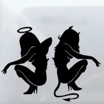 

newAngels and Demons Car Body Styling Sticker Removable Waterproof Car Sticker Truck Lighting Car Styling Exterior Accessories