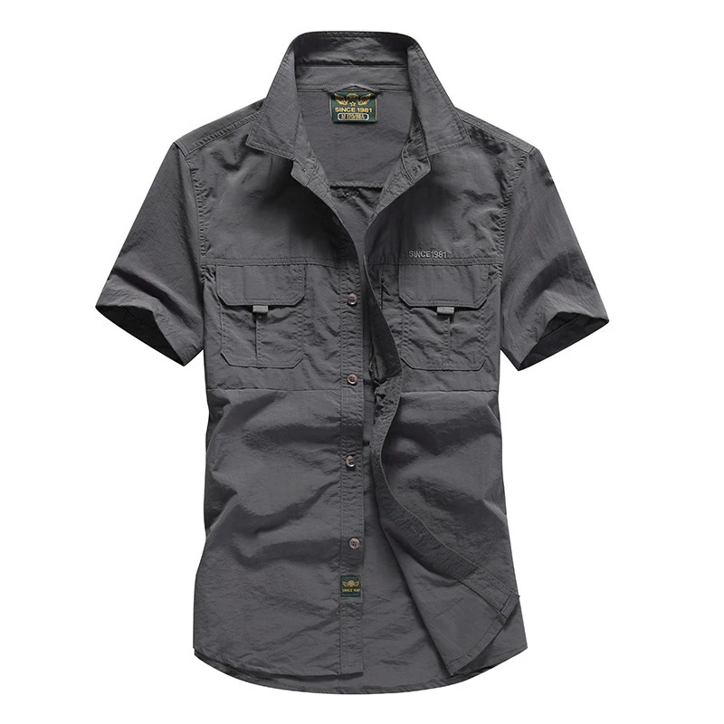 2020 Quick Drying Men Shirts Tactical Short Sleeve Shirts Male Military Breathable Outwear Work Shirt Men chemise homme 2020 Quick Drying Men Shirts Tactical Short Sleeve Shirts Male Military Breathable Outwear Work Shirt Men chemise homme