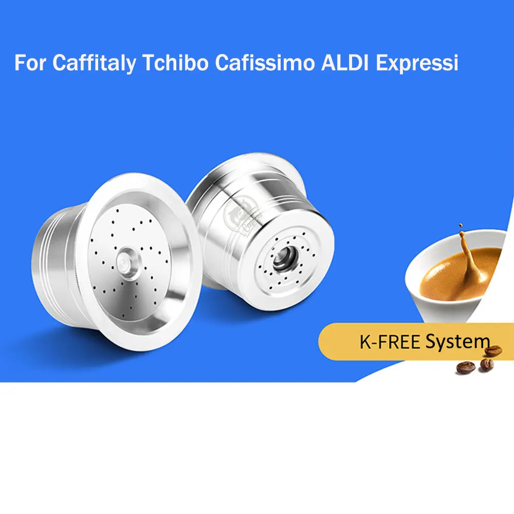 Многоразовые кофейные капсулы K-fee Tchibo Cafissimo ALDI Expressi фильтры из нержавеющей стали
