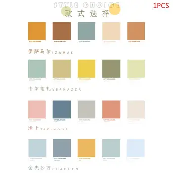 

250 Sheets Pure Color Sticky Notes Memo Pad Planner Stickers Notepad Scrapbooking Bookmark Label Stationery