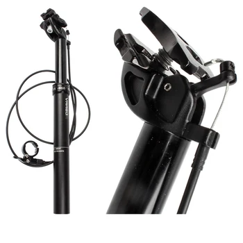 

KS MTB Mountain Bike Seatpost Tube Replacement Bicycle Dropper Seatpost Remote Seat Post Tube Black