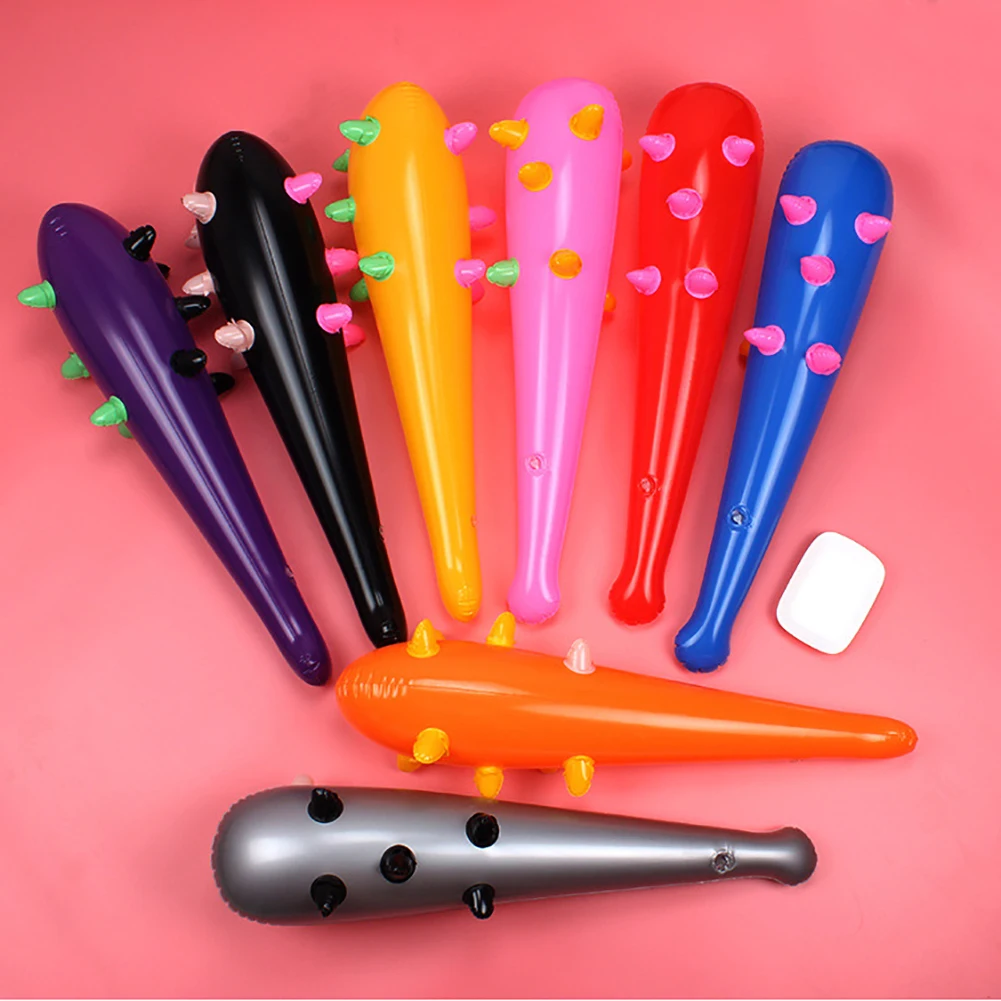 1 Pcs Inflatable Hammer Toys Baseball Bat Model Toy For Party Prop School Activities Supply Multicolored 55cm