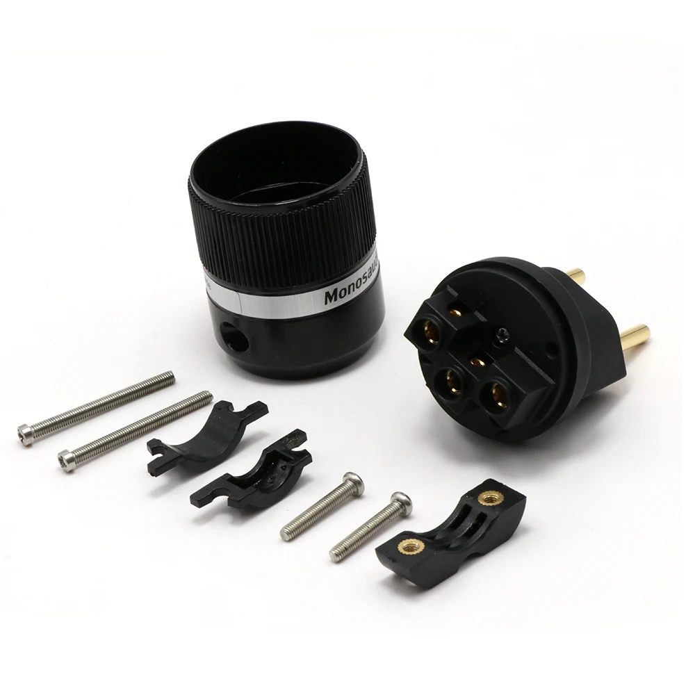 Monosaudio MS150G Швейцарский Стандарт AC Разъем питания, 10A/250V 15A/125V аудио класса разъем питания
