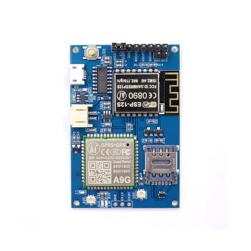 ESP8266 ESP-12S gsm gps трекинг A9G модуль GPRS GSM плата gps GPRS DIY комплект gps датчик беспроводной IOT для Arduino поддержка MQTT