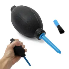 Dust Blower Cleaner Telescoop-Lens Pomp Lederen Mobiel Toetsenborden Universele Borstel