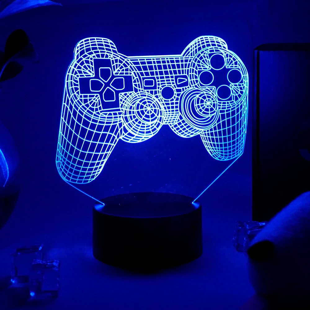 Игровой знак Playstation Sign с голосовым управлением икона светильник ящаяся акриловая