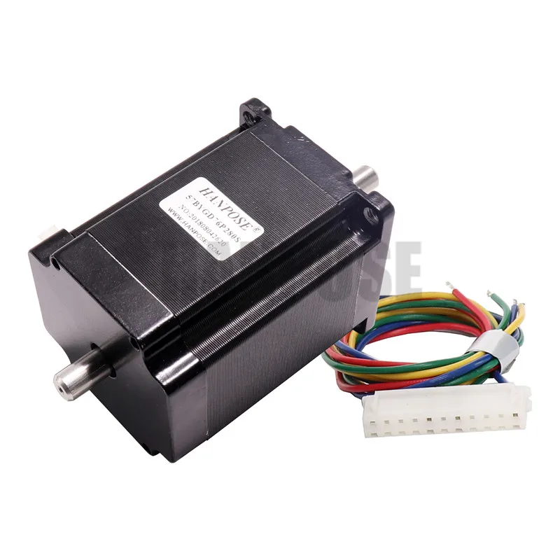 NEMA23 для 3D принтер 100 шт. шаговые двигатели 23hs7628s 2.8a 189N. См 4-вывод двойной вал шагового двигателя Nema23 57 мотор