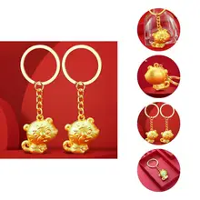 

Bag Pendant Toy High-quality Adorable Scentless 2022 Lucky Tiger Key Ring Ornament for Back Shell Phone Pendant Key Ring