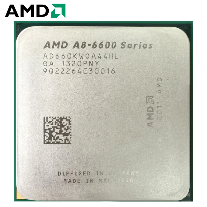 AMD A-Series APU X4 A8-6600K A8 6600K FM2 четырехъядерный процессор работает правильно настольный процессор 3,9 ГГц 100 Вт Разъем FM2