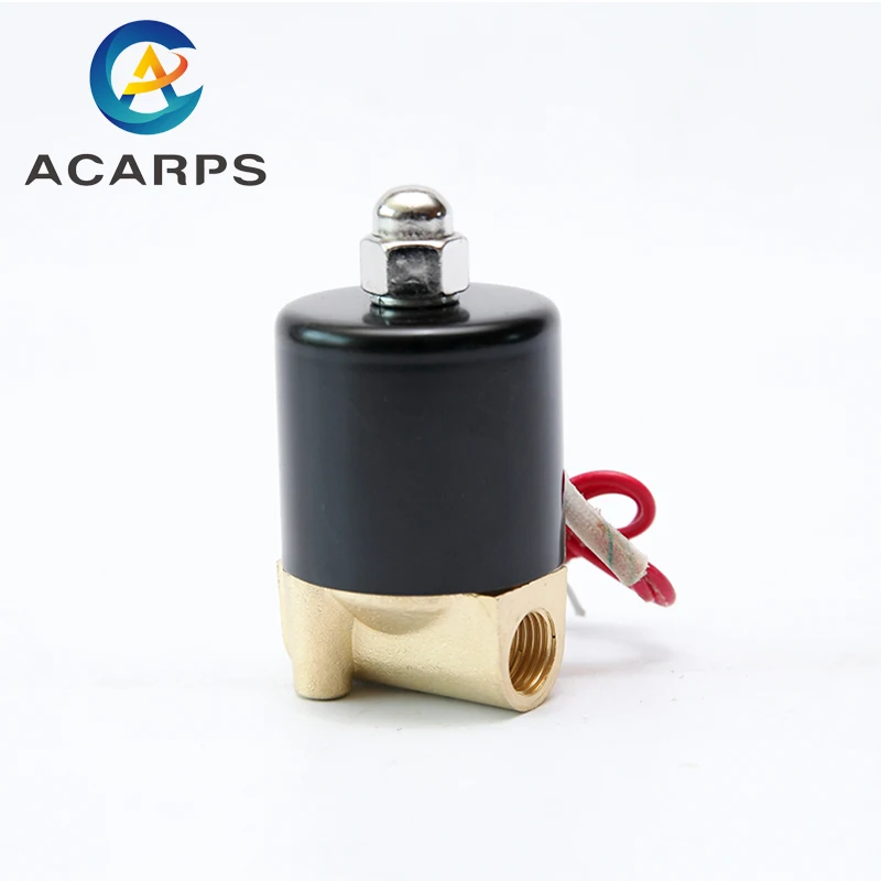 

1/8" Normally Closed Brass Electric Solenoid Valve 110VAC 380VAC 220VAC 24VDC 12VDC Solenoid Valve For Water Gas Oil