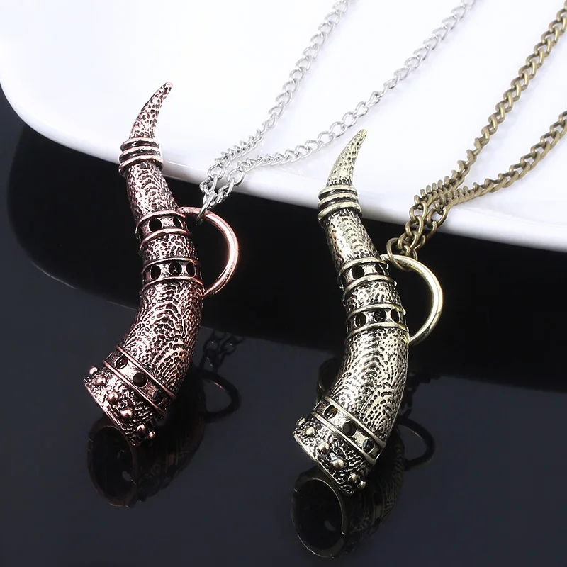 Ожерелье с подвеской из рога свитки для пожилых женщин подвеска Morrowind Oblivion Amulet of