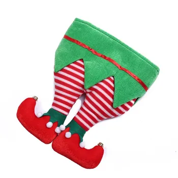 

New Christmas Santa Hat Halloween Party Elf Clown Pants Hat Christmas Decorations Hat