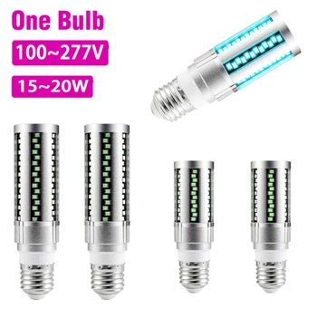 

1PC UVC LED Bulb E27 UV LED Lamp 15W 20W Desinfection Light LED Corn Bulb Ultraviolet Light Bactericidal Sterilization Lamp