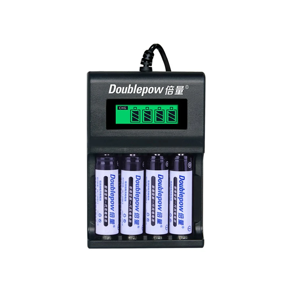 Doulepow li-ion или AA AAA аккумуляторная батарея ж/USB/lcd зарядное устройство набор LS