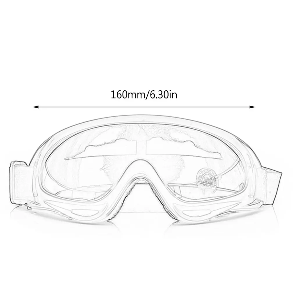Тактические очки внедорожные очки X400 пылезащитный в байкерском и жоккейском ветрозащитный песочный анти-шок очки