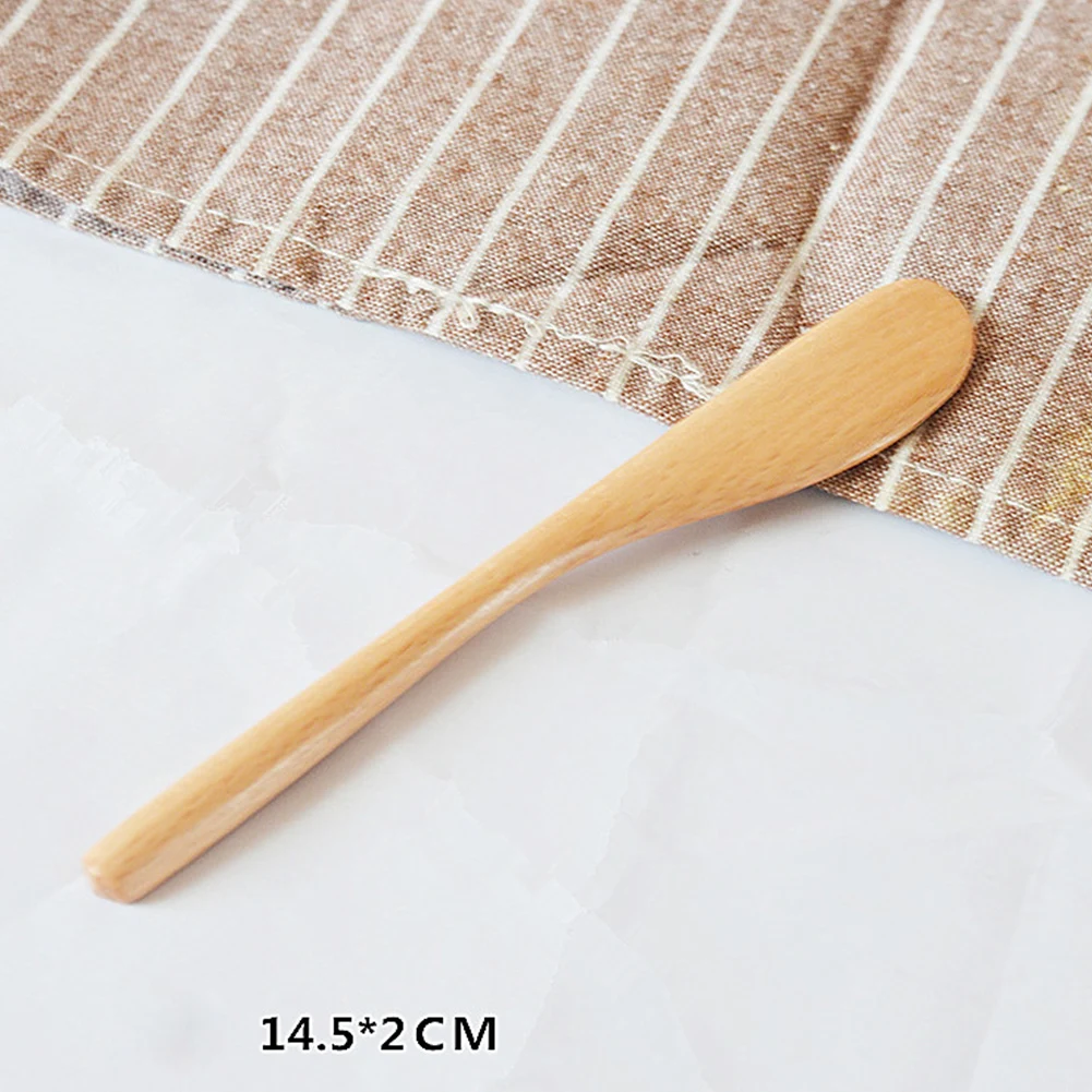 5pcs Kitchen Utensils Spoon Wooden Flatware Dinnerware Knife Cutlery Set Portable With Storage Case Lightweight Forks Tableware