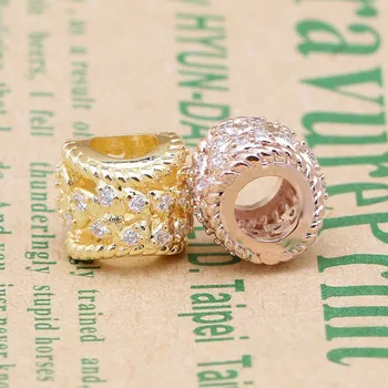 

Authentic 925 Sterling Silver Beads Creative Fashion Dazzle Cereal Beads Fit Original Pandora Bracelet For Women Diy Jewelry