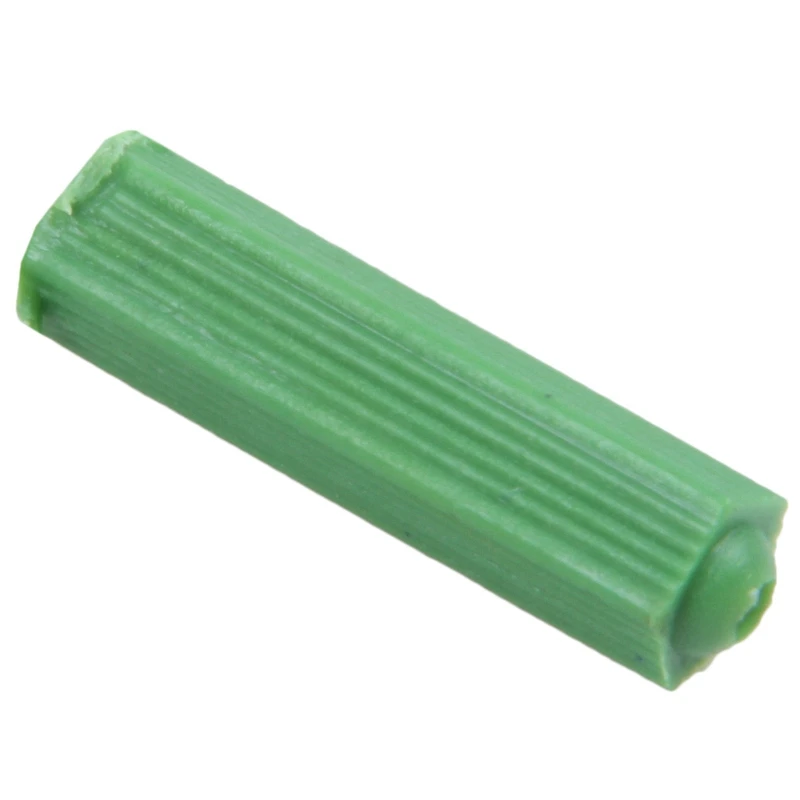 

HOT-500 Pcs Green Masonry Screw Fixing Wall Anchor Plugs 6mm x 27mm