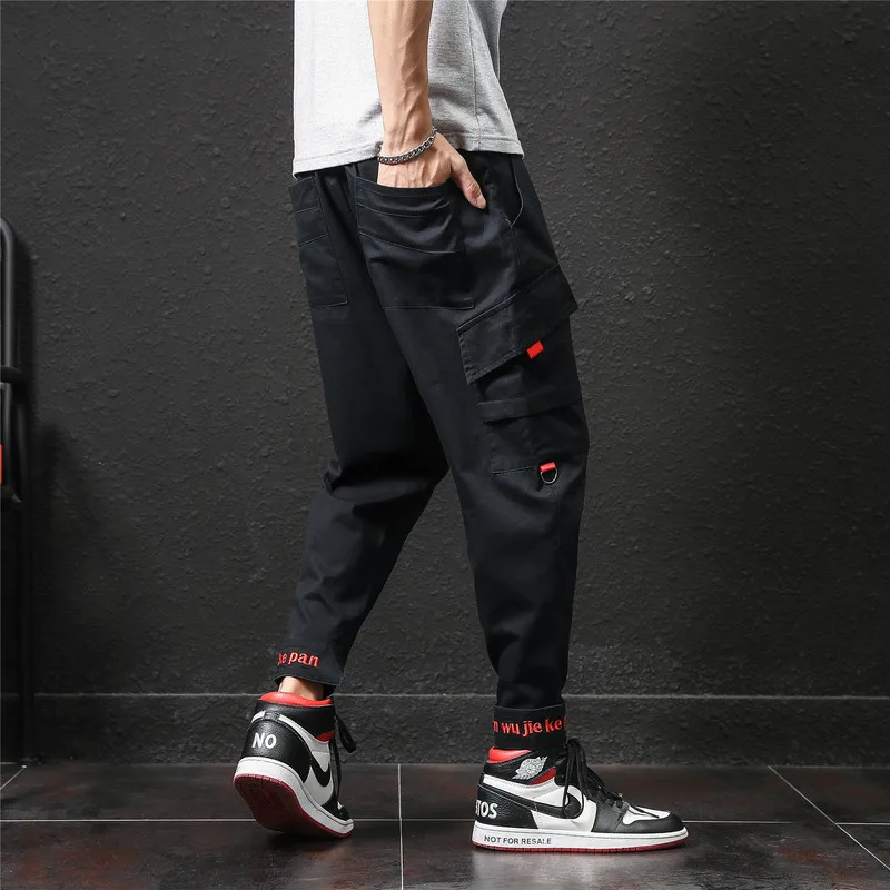 

Large Size K1017/P45 Autumn Clothing New Style Bib Overall Embroidered Men Capri Pants Casual Pants Men's Large Size Beam