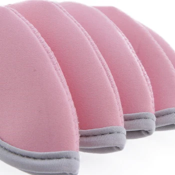 

10x Pink Neoprene Golf Club Iron Head Cover Protection Case Headcover