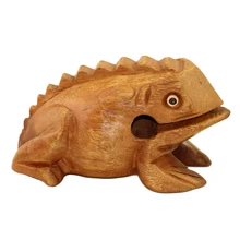 Деревянная игрушка-лягушка, денежная жаба для животных, детский музыкальный инструмент, ударная игрушка, подарок, детские игрушки для рождественского подарка
