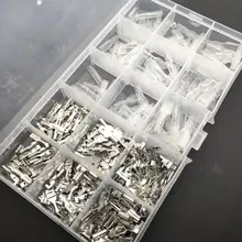 Kit d'assortiment de fils mâles et femelles, bornier à sertir, manchon isolant, 2.8/4.8/6.3mm