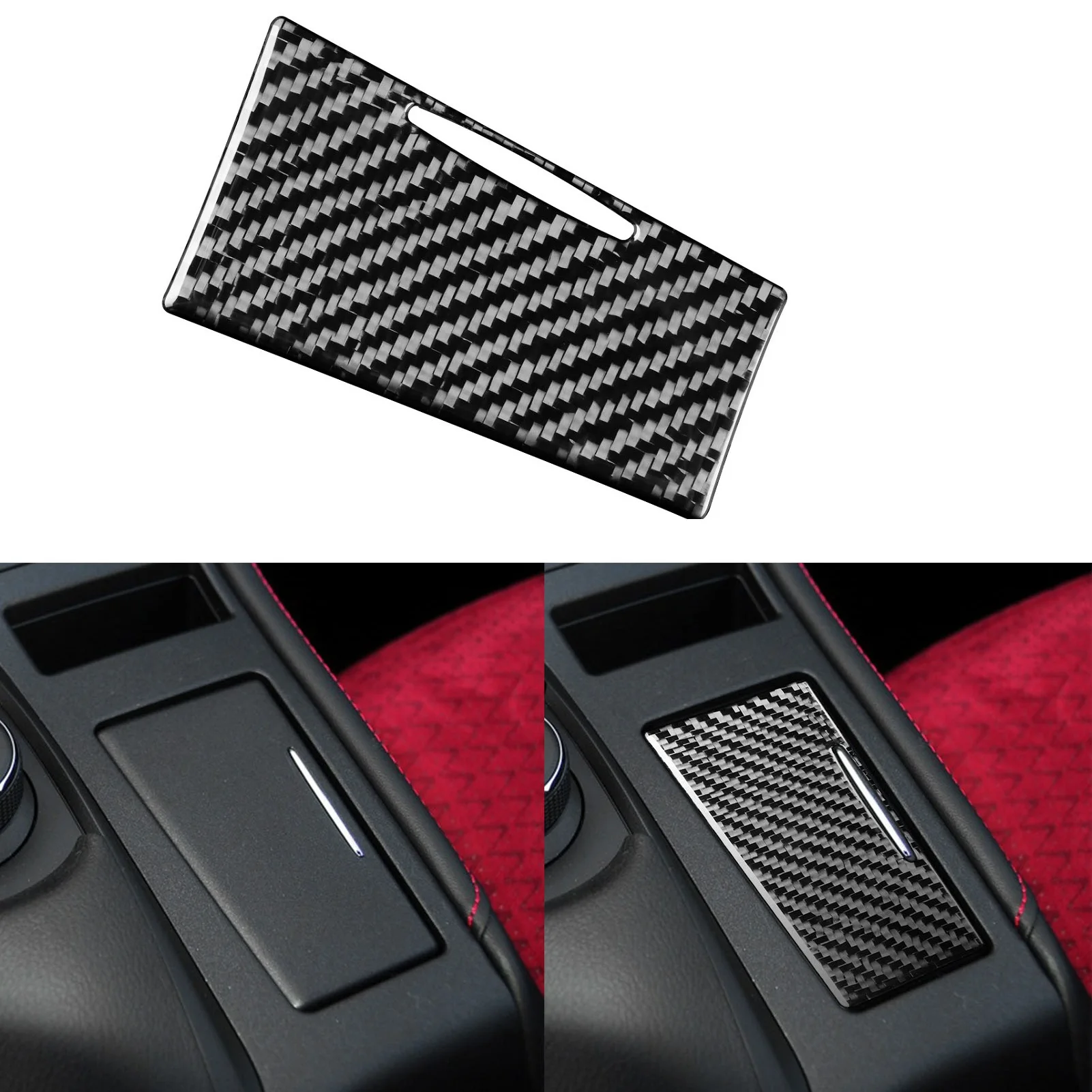 

Модификация салона автомобиля из настоящего углеродного волокна консоль прикуриватель панель обшивка для Lexus CT200h 2011-2017