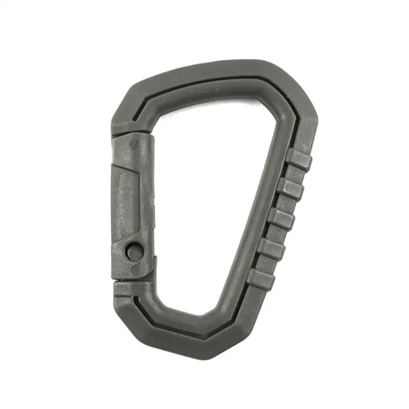 Tactical High Strength D-Ring Camp Snap Clip Hook Buckle Keychain Camping Hiking Climbing Mountaineering Carabiner