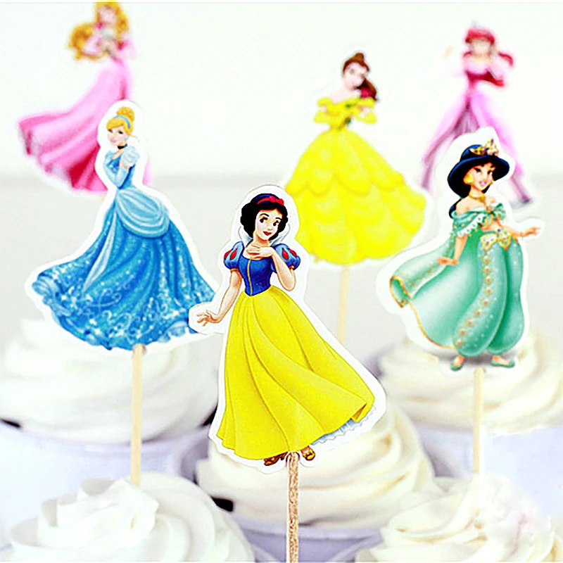 24Pcs-lot-Lovely-Princess-Cinderella-Cupcake-Toppers-Pick-Charming-Princess-Cinderella-Kids-Baby-Shower-Birthday-Party