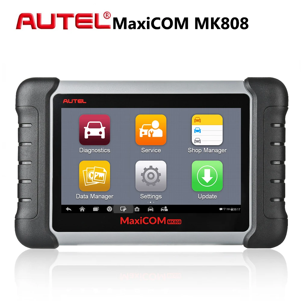 Autel MaxiCOM MK808 автомобильный диагностический инструмент все системы OBD диагностический инструмент Автомобильный сканер Авто Код считыватель сканирующие инструменты