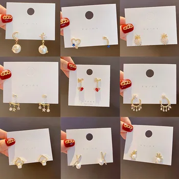 

30 Pairs/lot fashion classical women earrings wholesale small size earring jewelry lot 201030-89