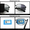 VIVIBEE Men Fold Photochromic Sunglasses with Polarized Lens Rectangle Folding Metal Male Sun Glasses 2022 trending products ► Photo 3/6