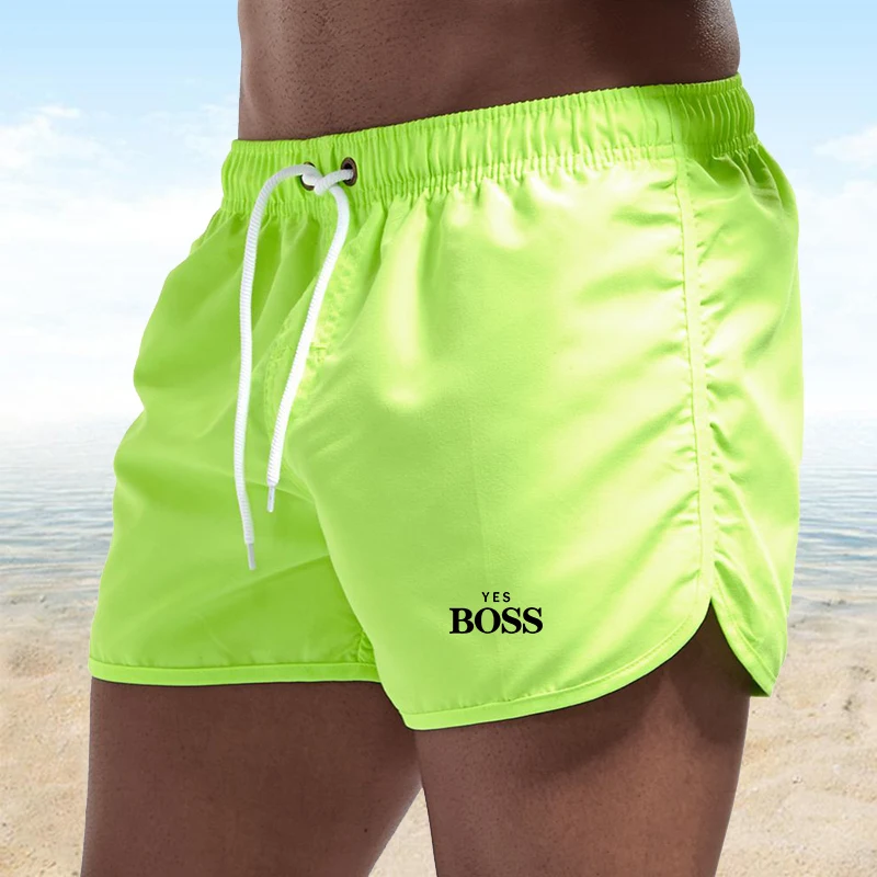 Pantalones cortos de gimnasio para hombre, Shorts de culturismo de secado rápido, geniales, de marca, para playa, verano, 2021