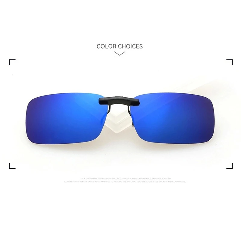 Polarized Sunglasses Night Vision Glasses Unisex Polarized Clip On Sunglasses For Driving Cycling